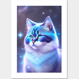 Glowy Birman Posters and Art